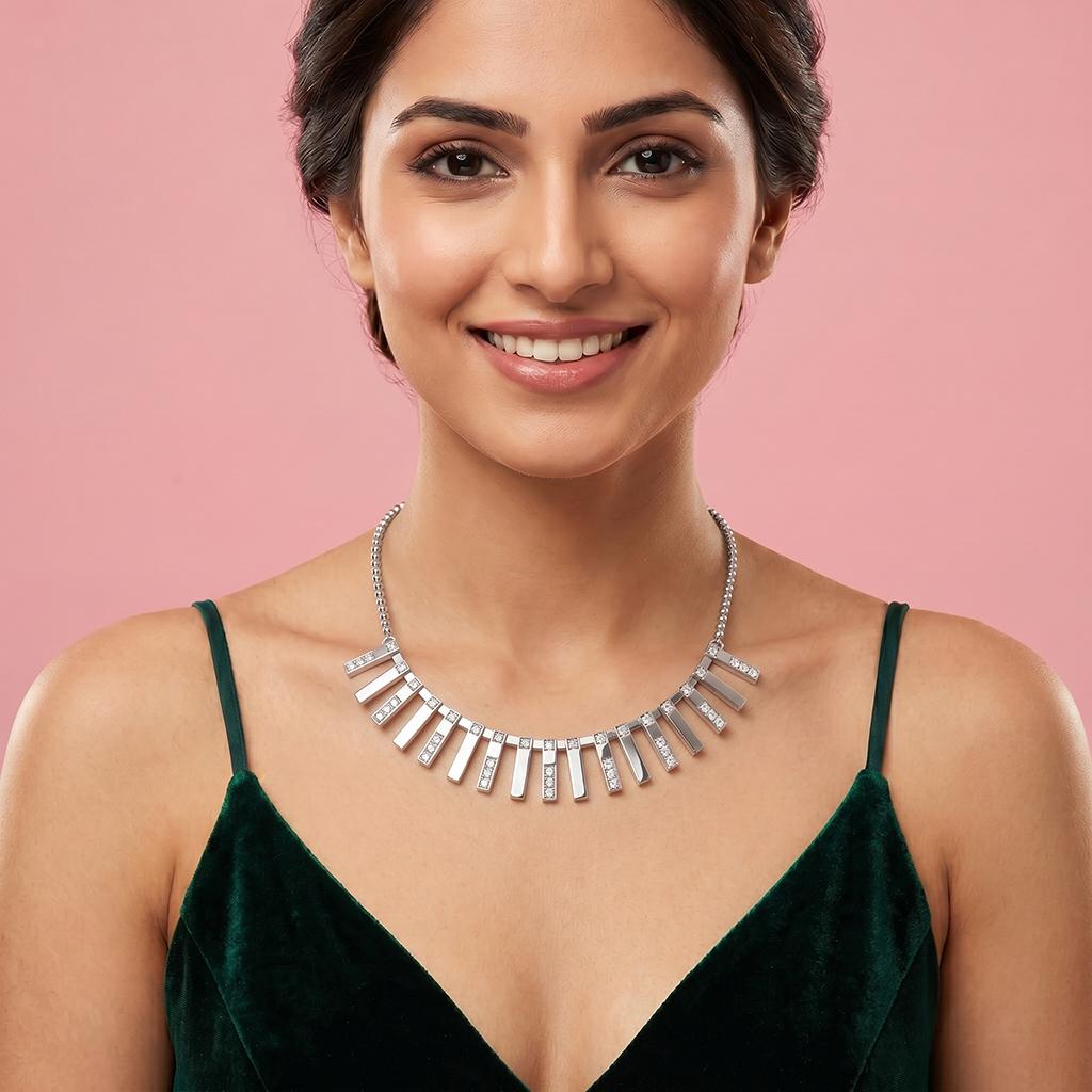 Radiant Fringe Necklace