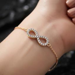 Eternity Infinity Diamond Bracelet