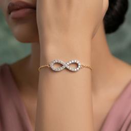 Eternity Infinity Diamond Bracelet