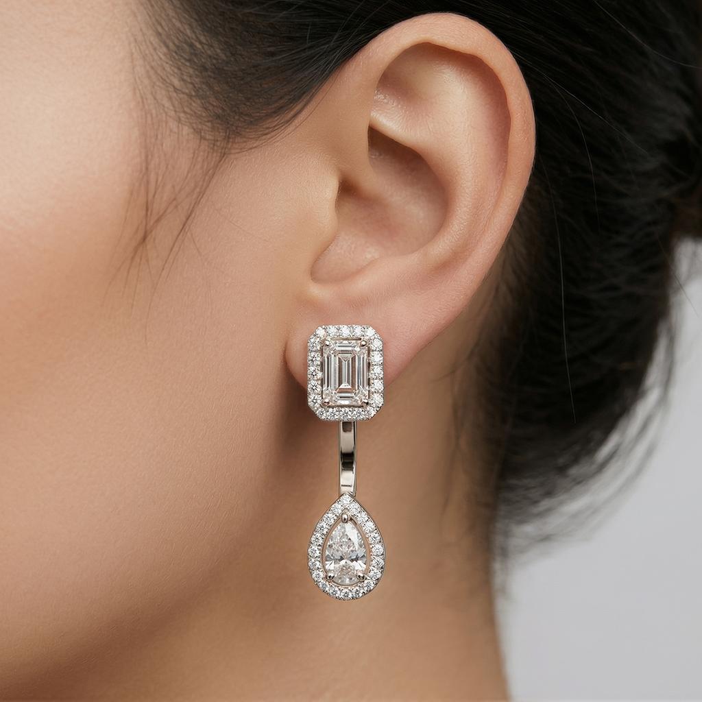 Emerald Pear Diamond Jackets