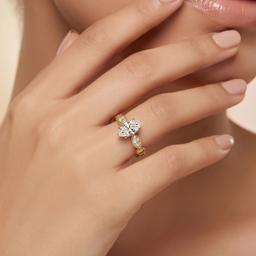 Vintage Marquise Solitaire Ring