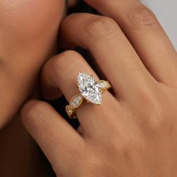 Vintage Marquise Solitaire Ring