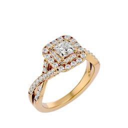 Ardha Halo Crown Ring