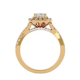 Ardha Halo Crown Ring