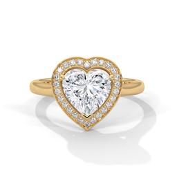 Ardha Heart Halo Ring
