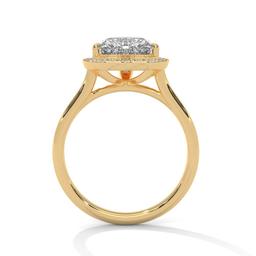 Ardha Heart Halo Ring