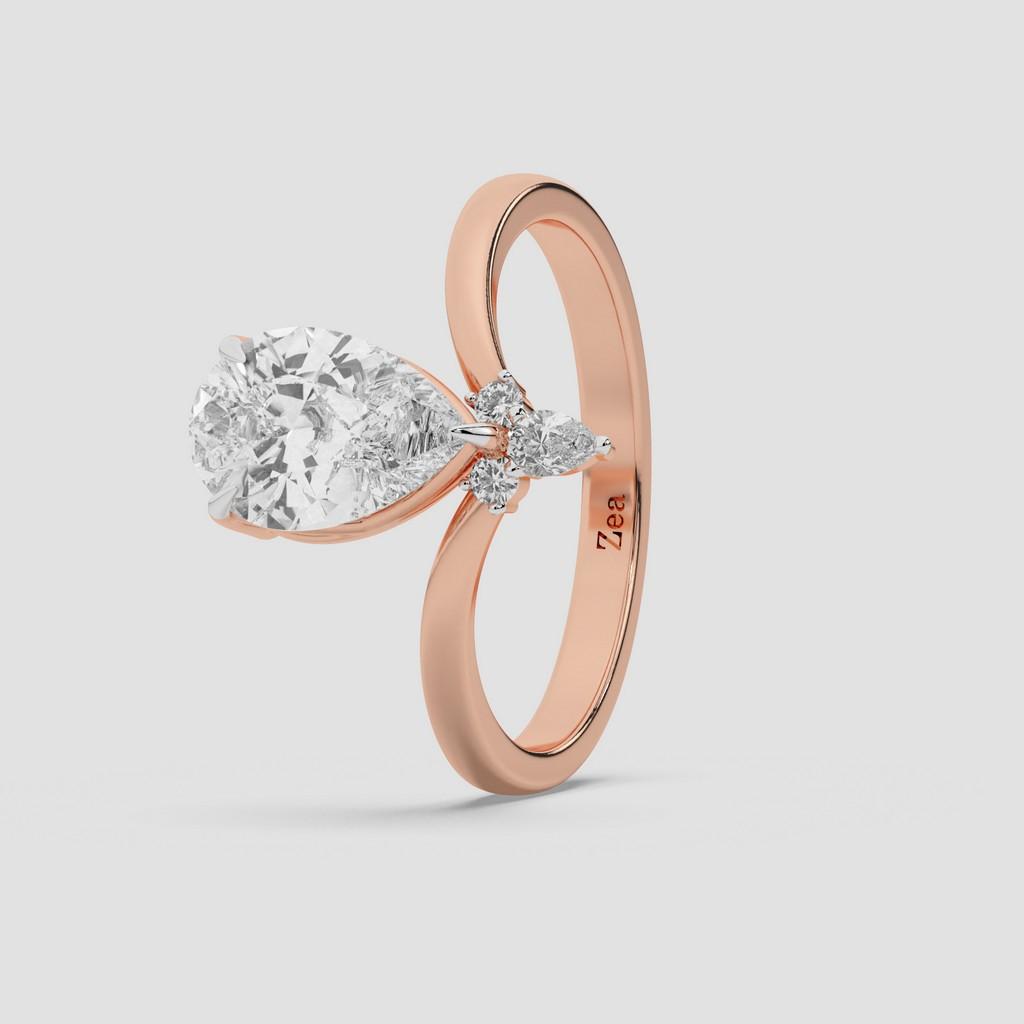 Pear Diamond Ring Design: The Avani Pear Elegance Story