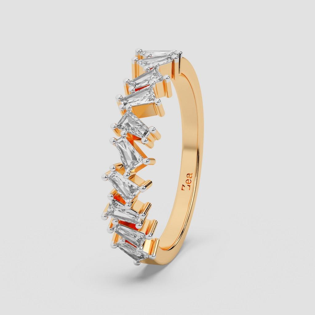 Why I Came Back to Yellow Gold With This Baguette Cut Ring