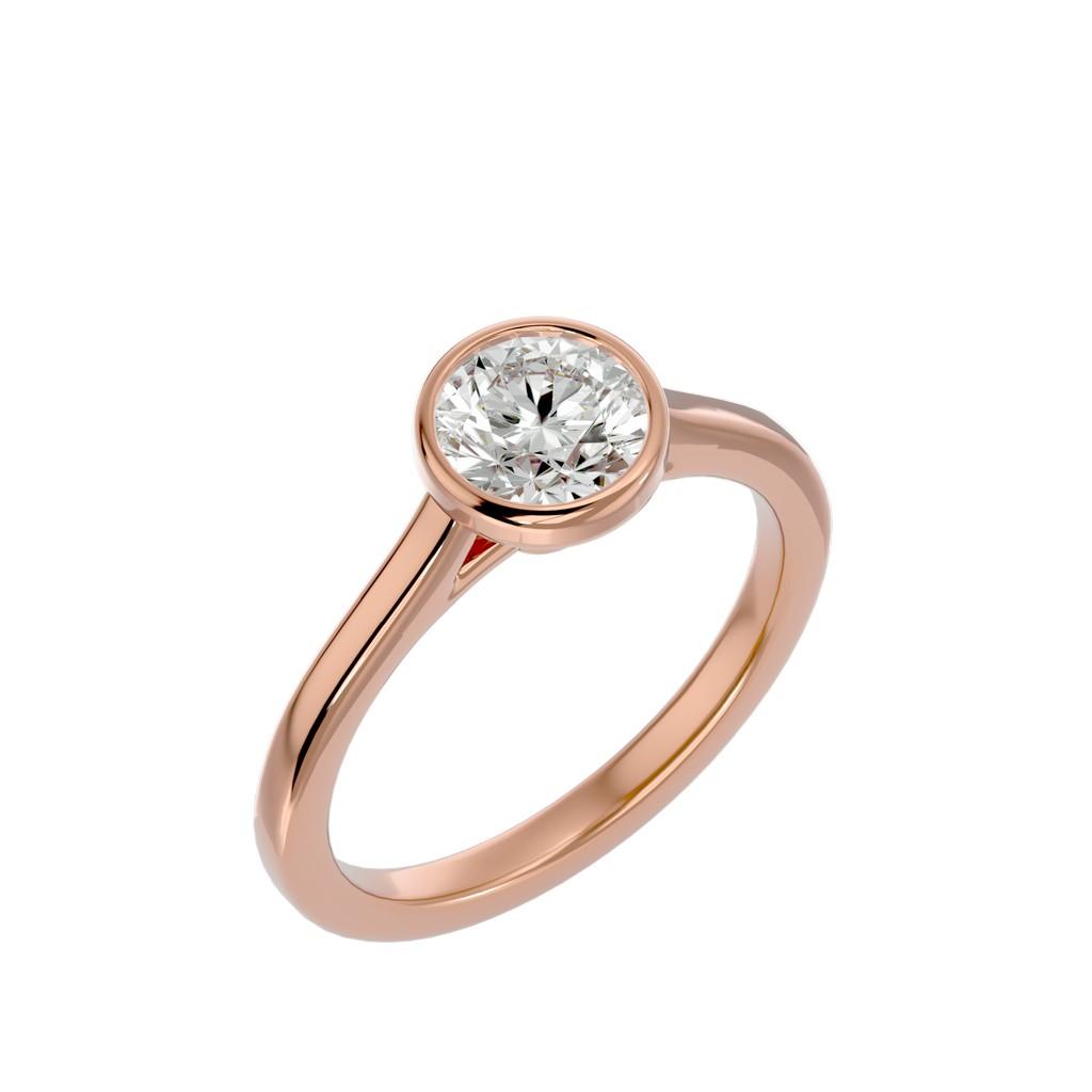 Bezel Solitaire Ring