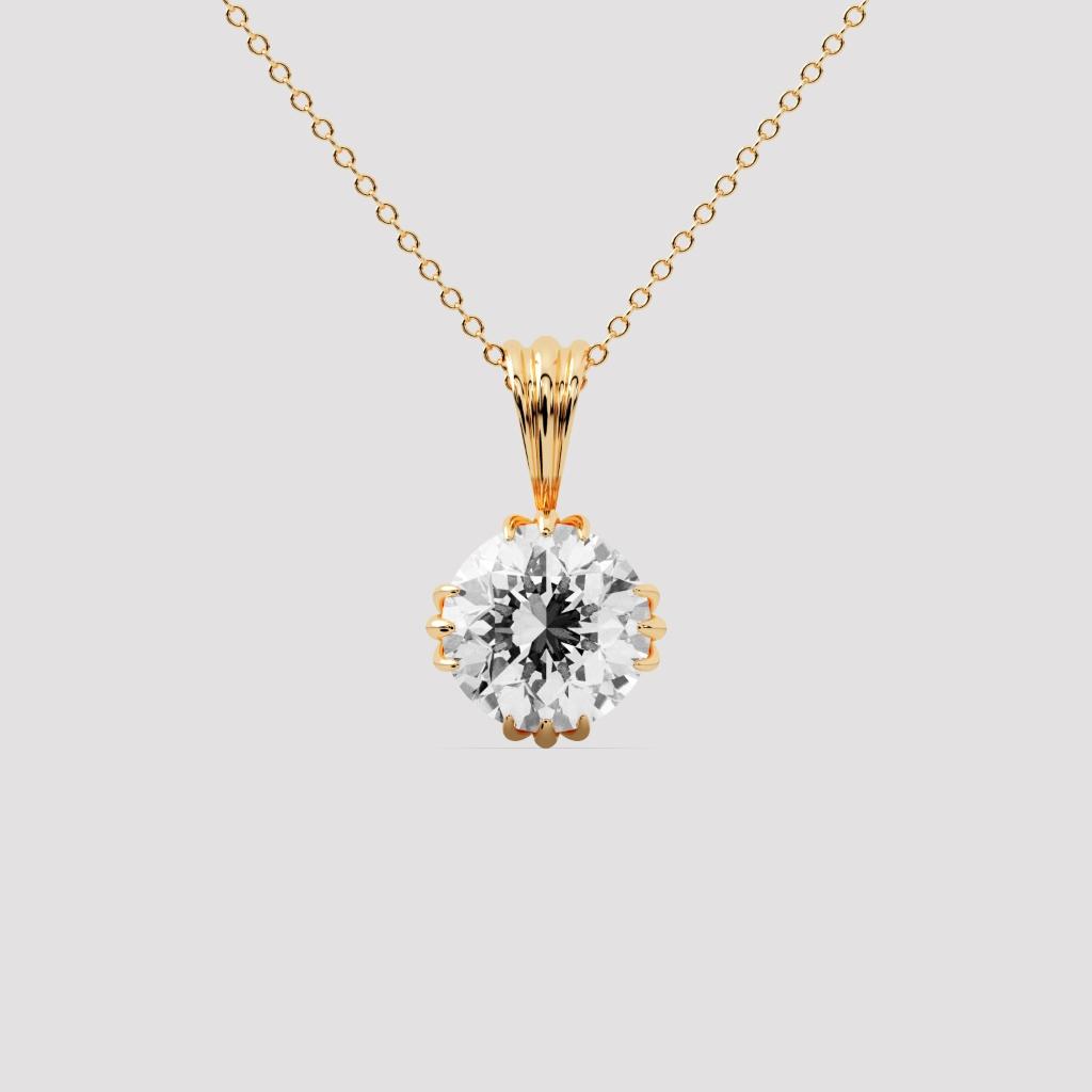 I Came Back to Yellow Gold Through This Floral Pendant