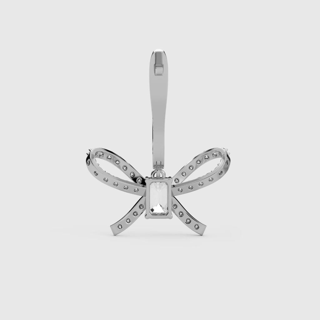 Bow Ribbon Drop Earrings