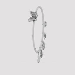 Butterfly Charm Diamond Bracelet