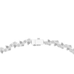 Cascade Pear Tennis Necklace