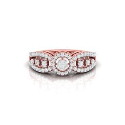 Celestial Dual Halo Ring