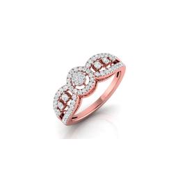 Celestial Dual Halo Ring