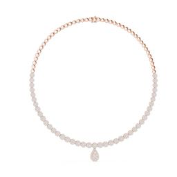 Celestial Halo Tennis Necklace