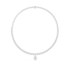 Celestial Halo Tennis Necklace