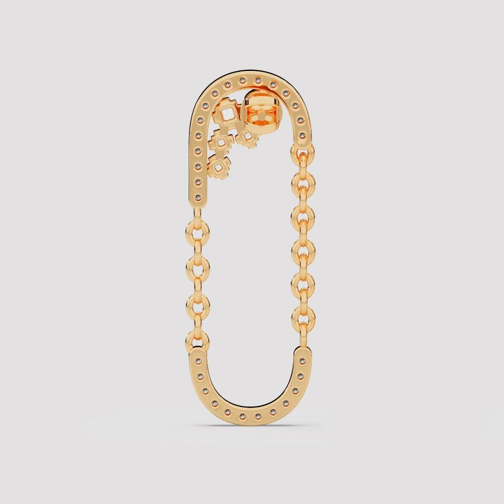 Chain Link Drop Earrings