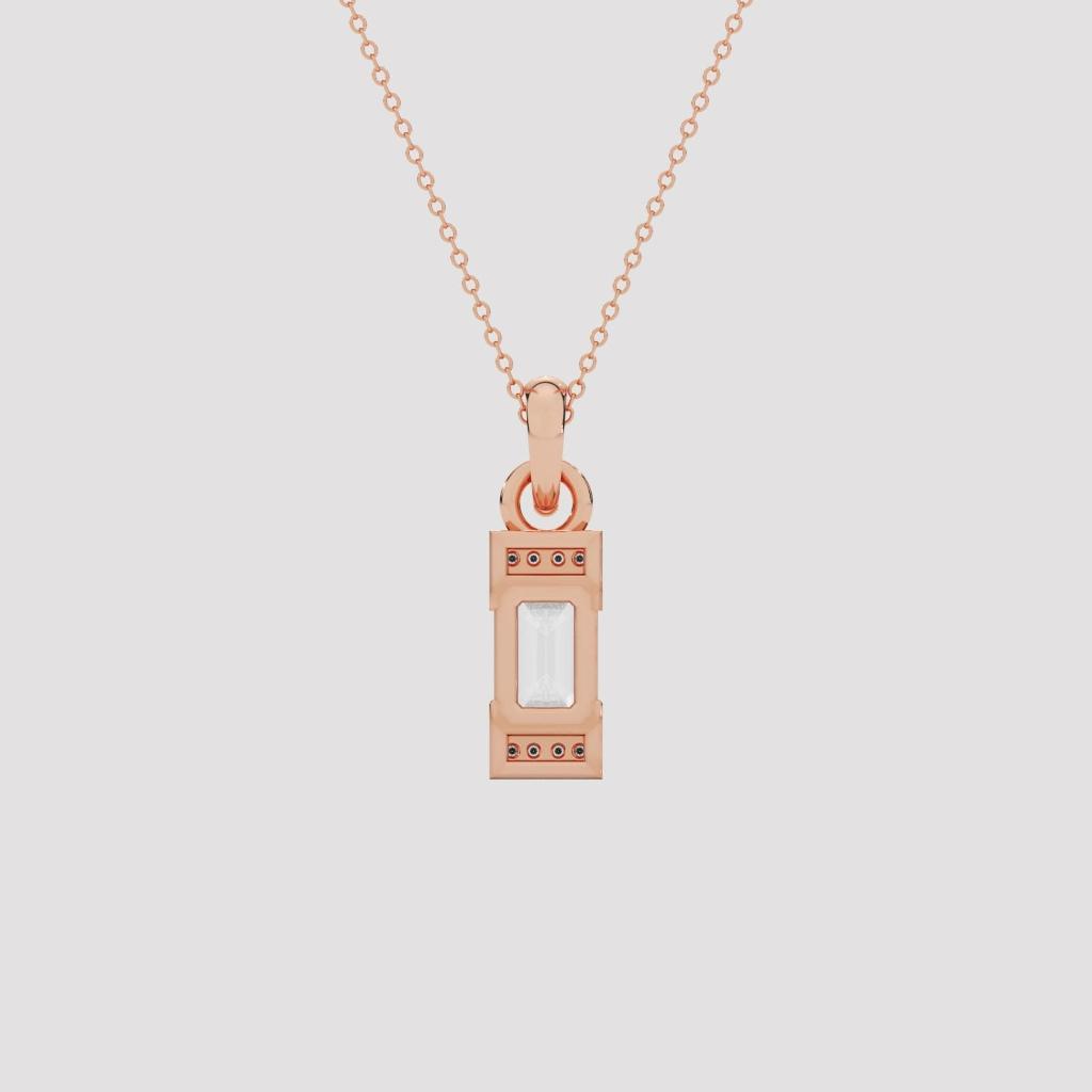 Classic Emerald Chain Pendant