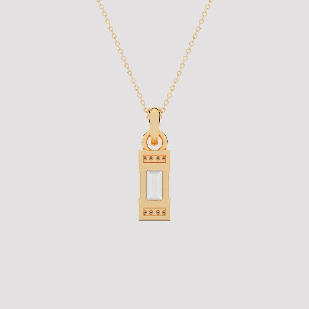 Classic Emerald Chain Pendant