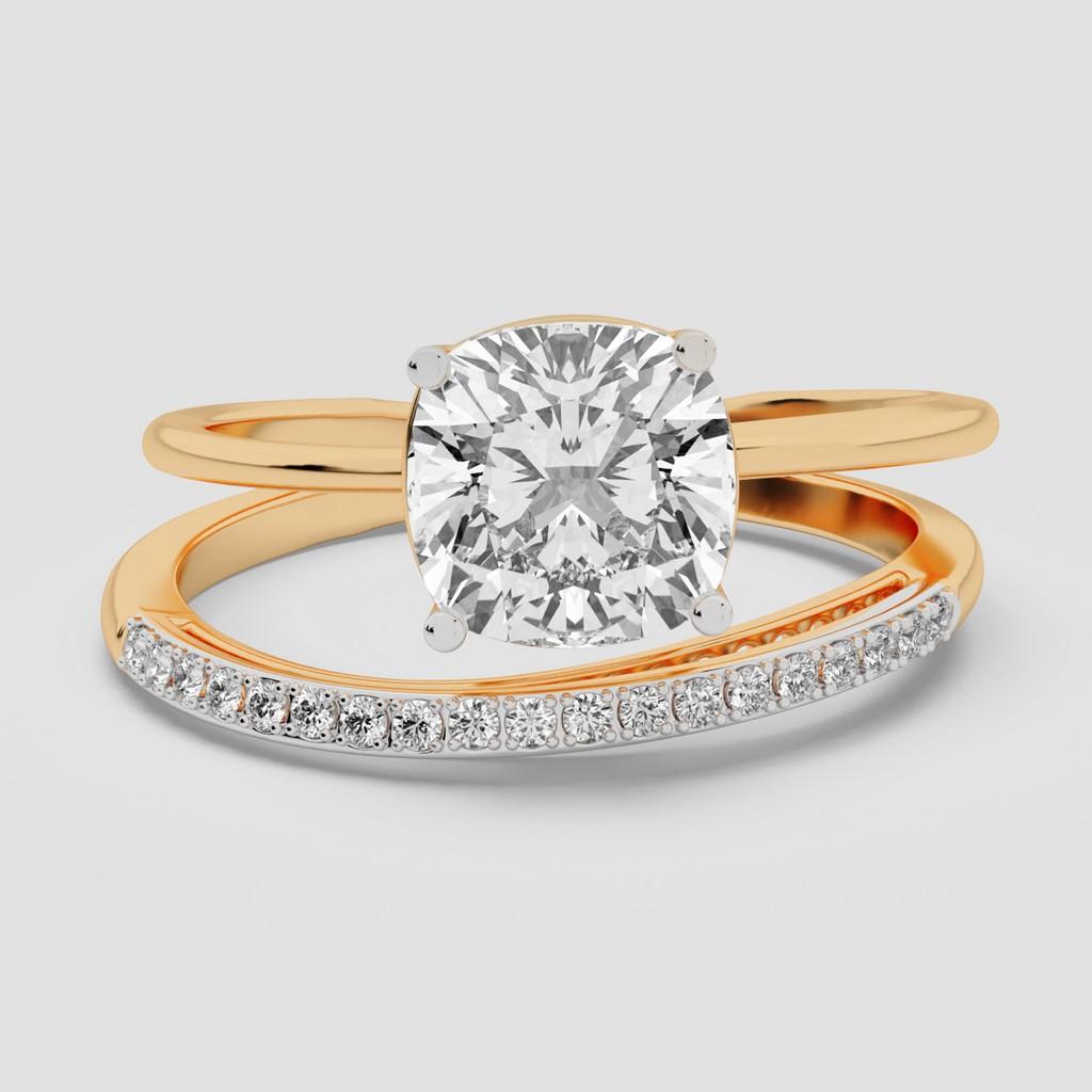 Cushion Elegance Ring