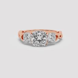 Cushion Infinity Ring