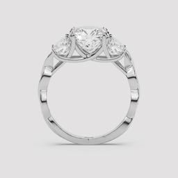 Cushion Infinity Ring