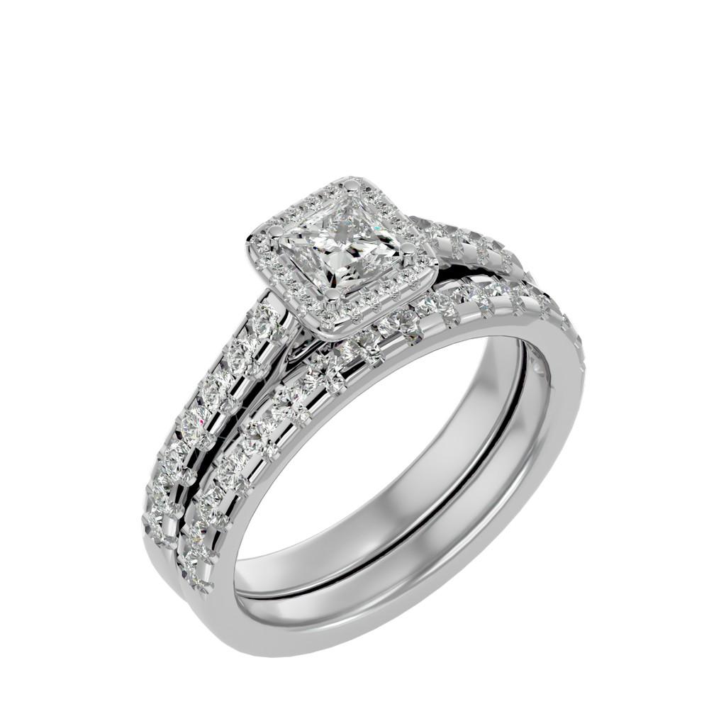 Cushion Radiance Bridal Ring