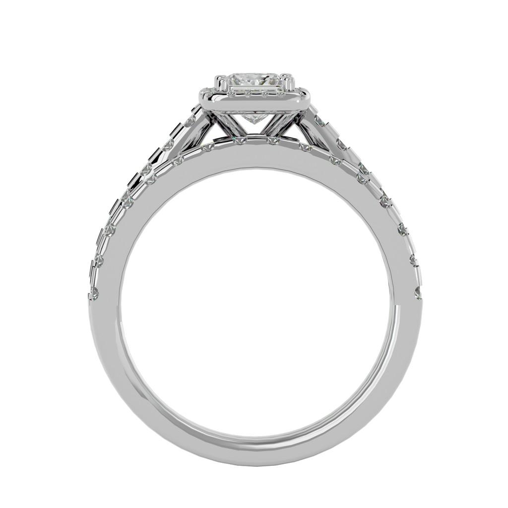 Cushion Radiance Bridal Ring