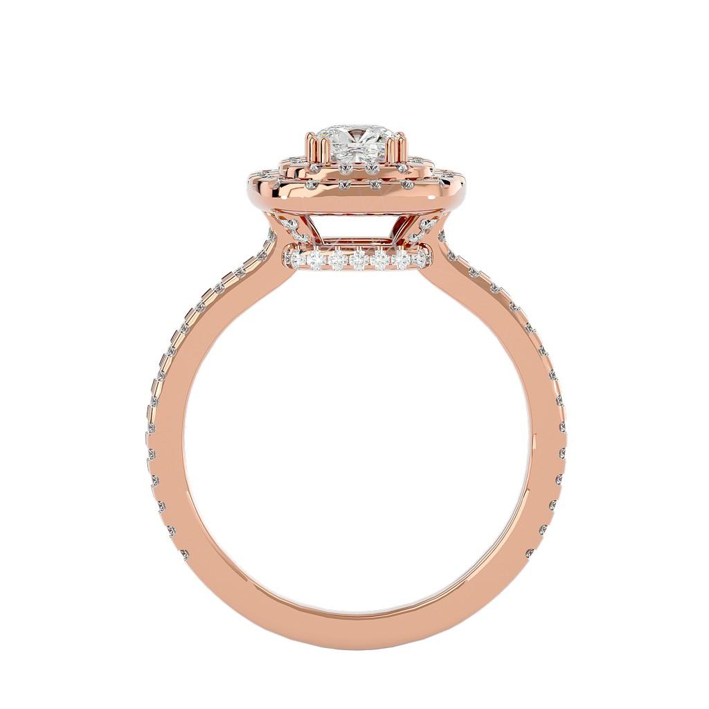 Cushion Radiance Crown Ring