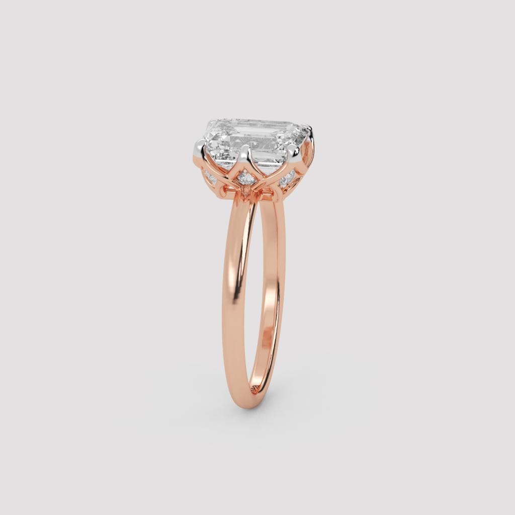 Emerald Solitaire Ring