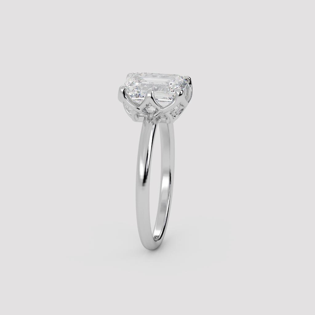 Emerald Solitaire Ring