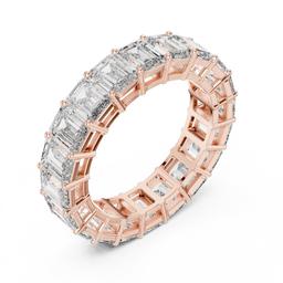 Encrusted Emerald Ring