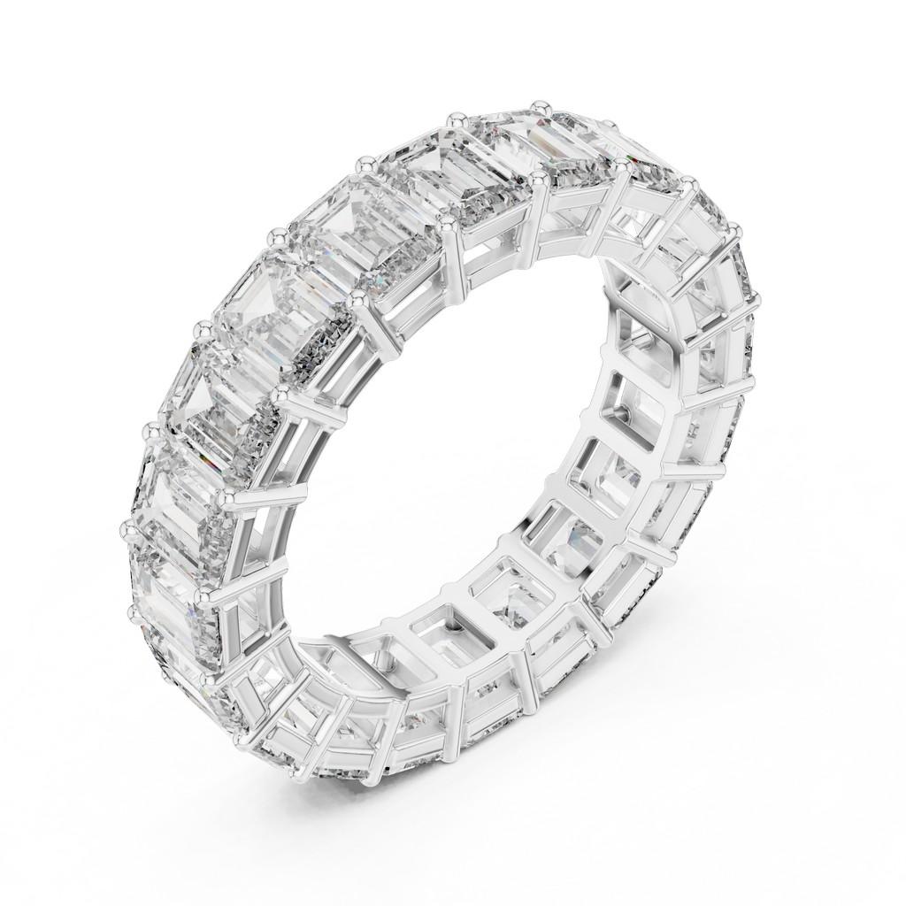 Encrusted Emerald Ring