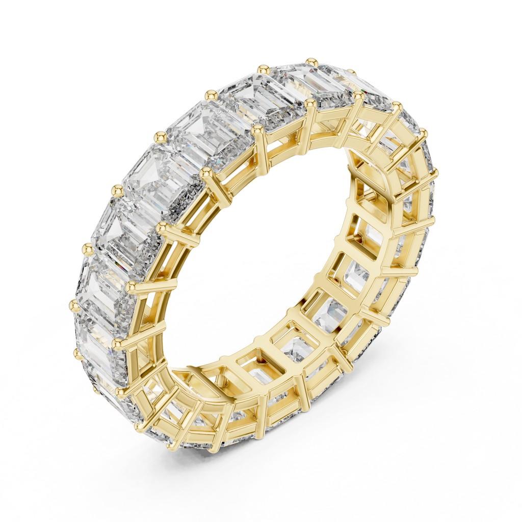 Encrusted Emerald Ring