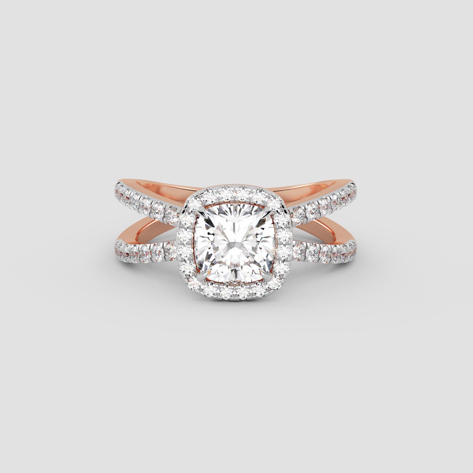 Eternal Cushion Halo Ring