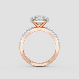 Eternal Cushion Halo Ring