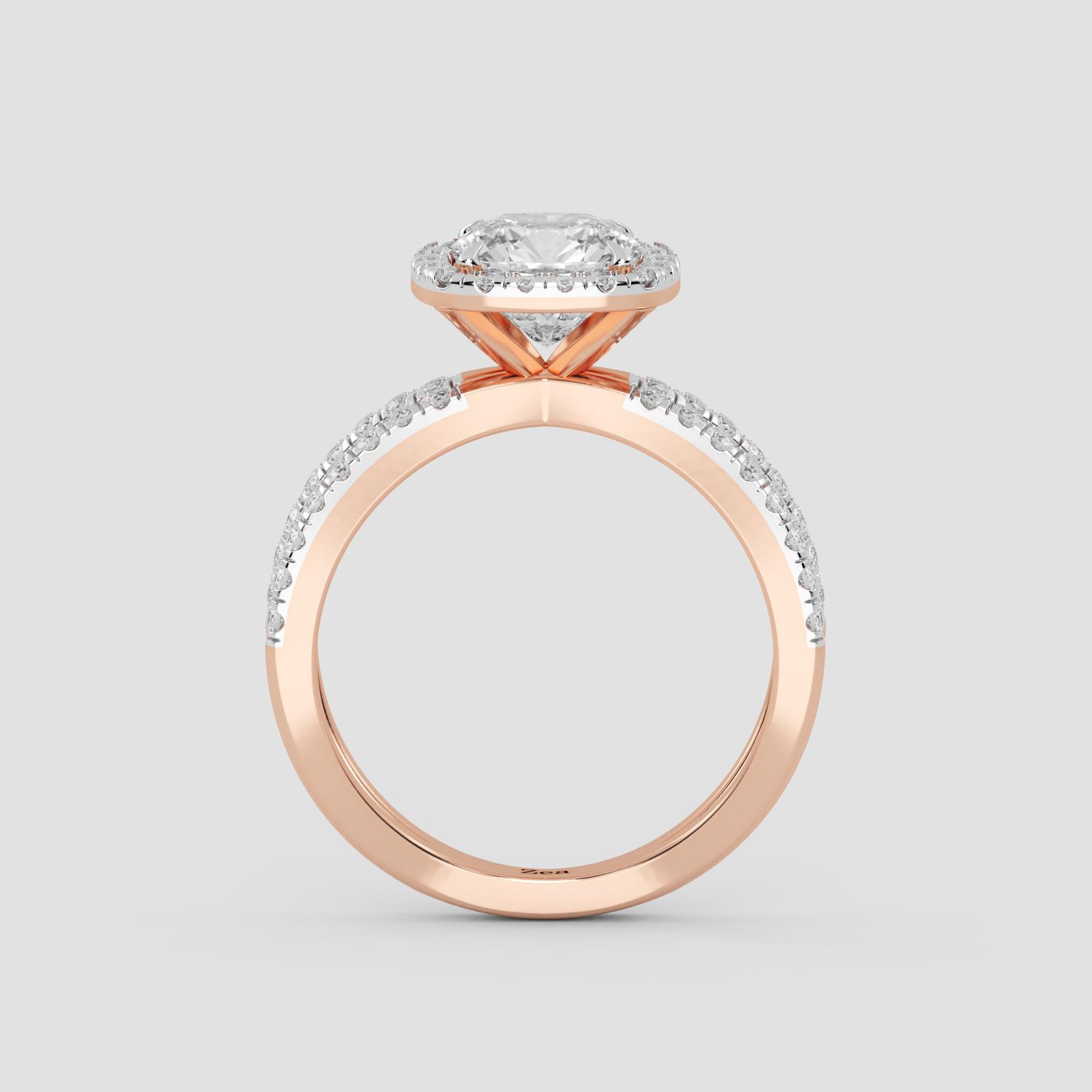 Eternal Cushion Halo Ring