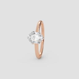 Eternal Oval Solitaire Ring