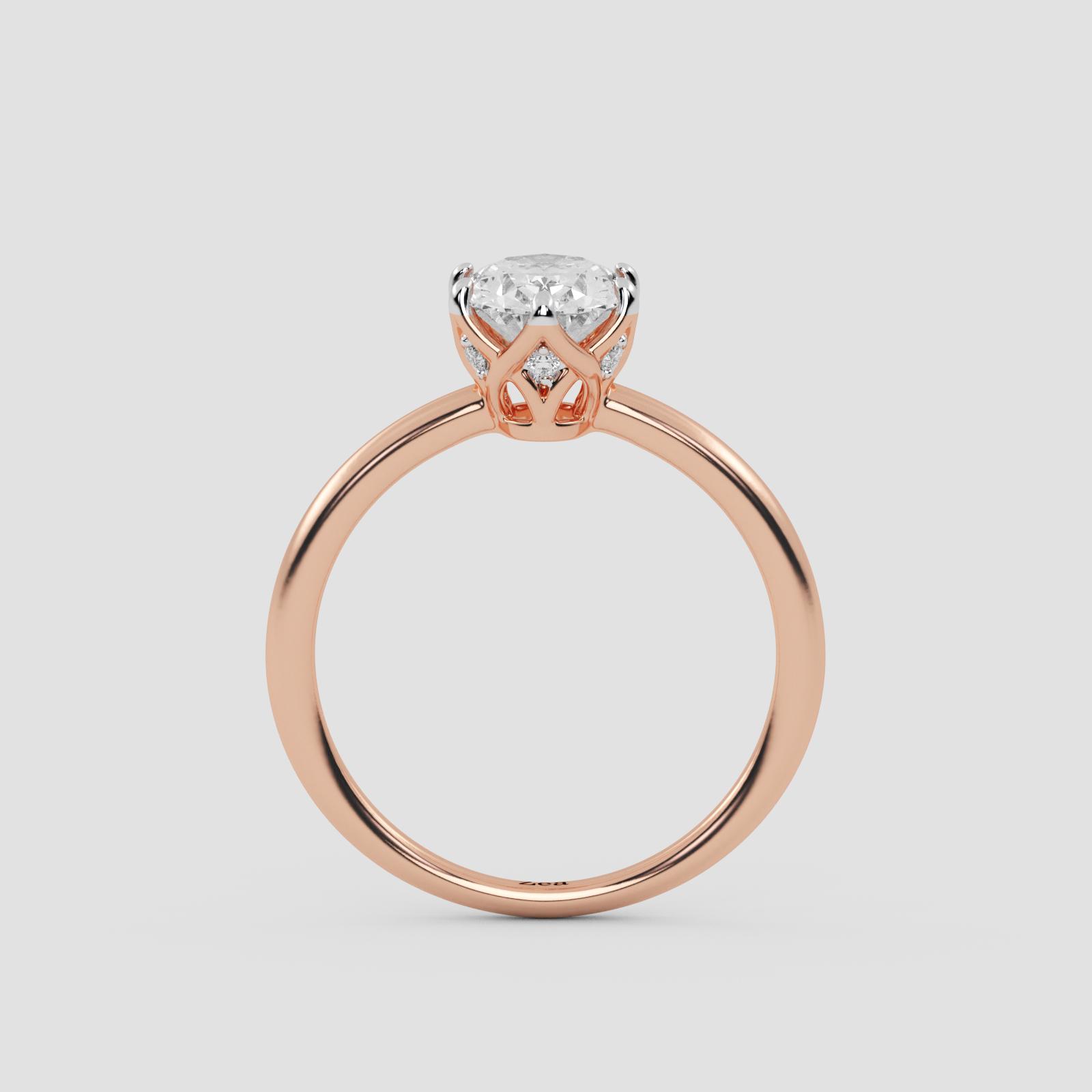 Eternal Oval Solitaire Ring