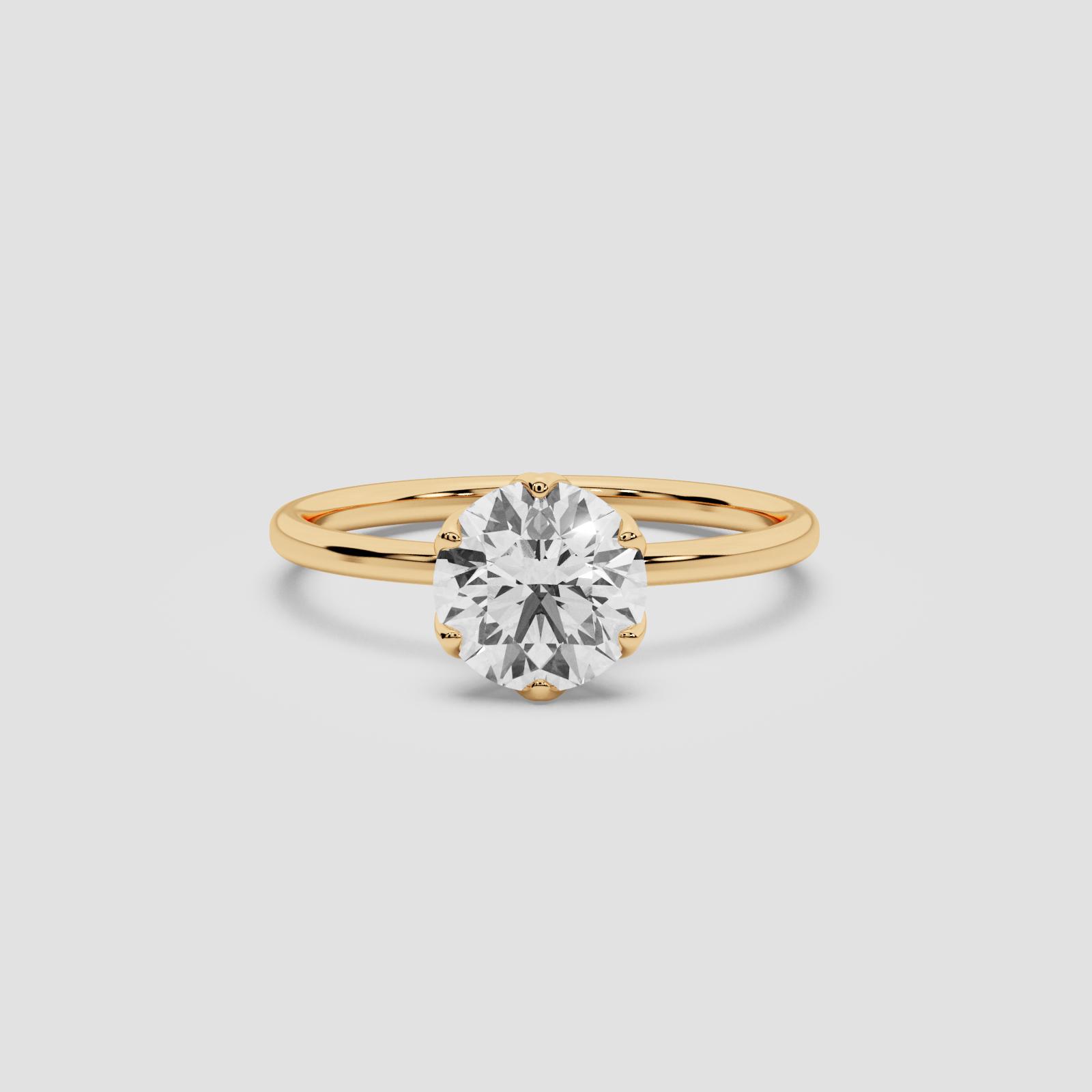 Eternal Round Solitaire Ring