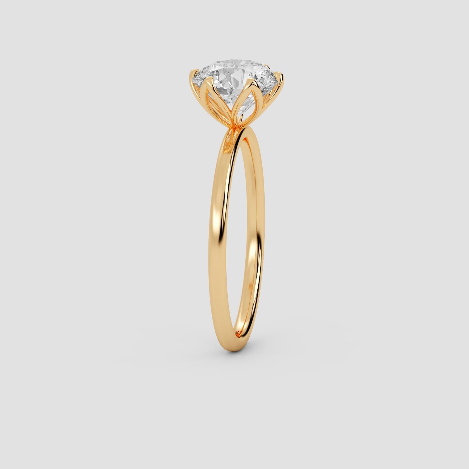 Eternal Round Solitaire Ring
