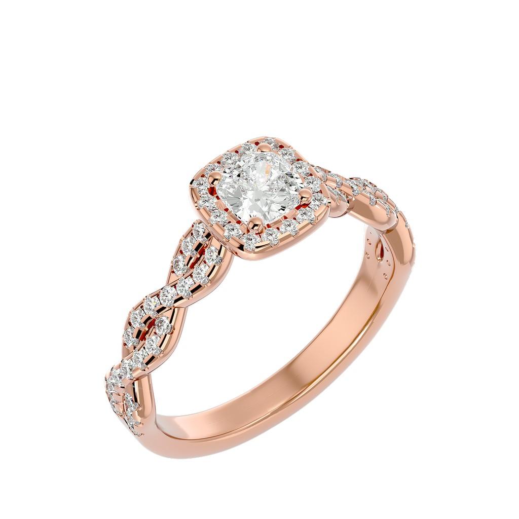 Eternelle Cushion Ring