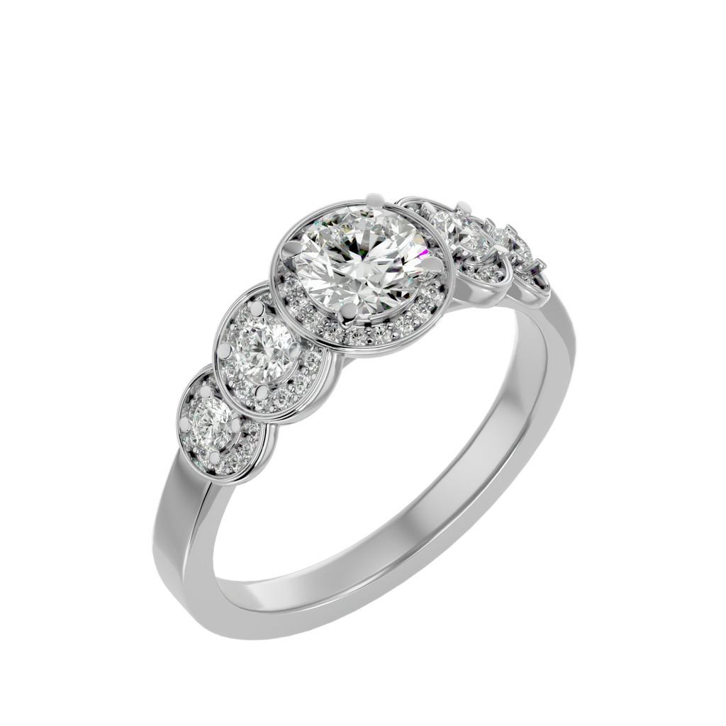 Eternelle Halo Ring