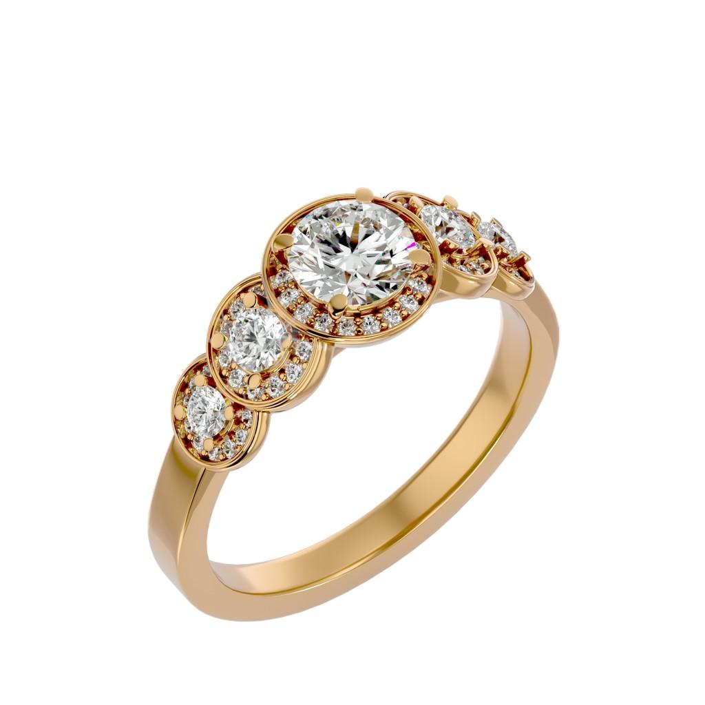 Eternelle Halo Ring
