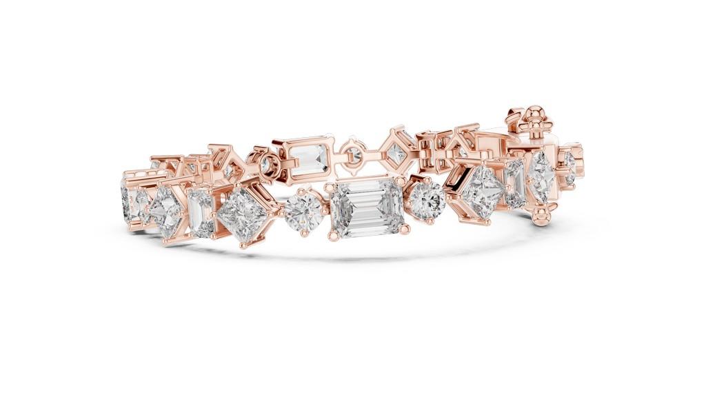 Faceted Cluster Bracelet