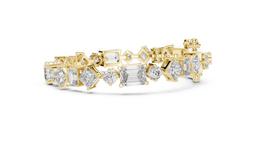 Faceted Cluster Bracelet