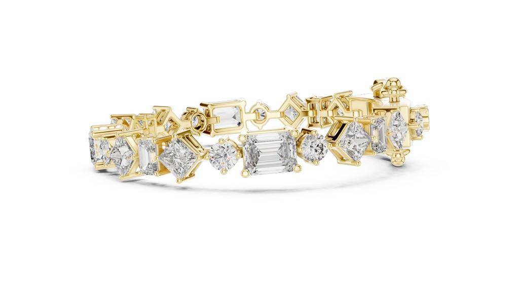 Faceted Cluster Bracelet