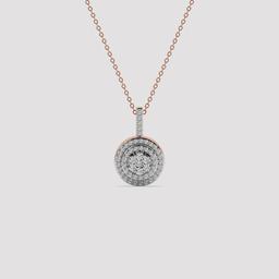 Fashion Halo Circle Pendant