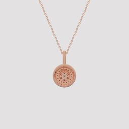 Fashion Halo Circle Pendant